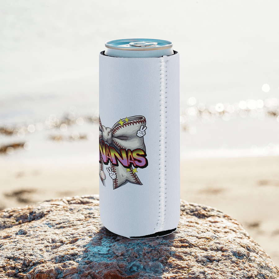 Bananas Bow Baseball Can Cooler product image (8)