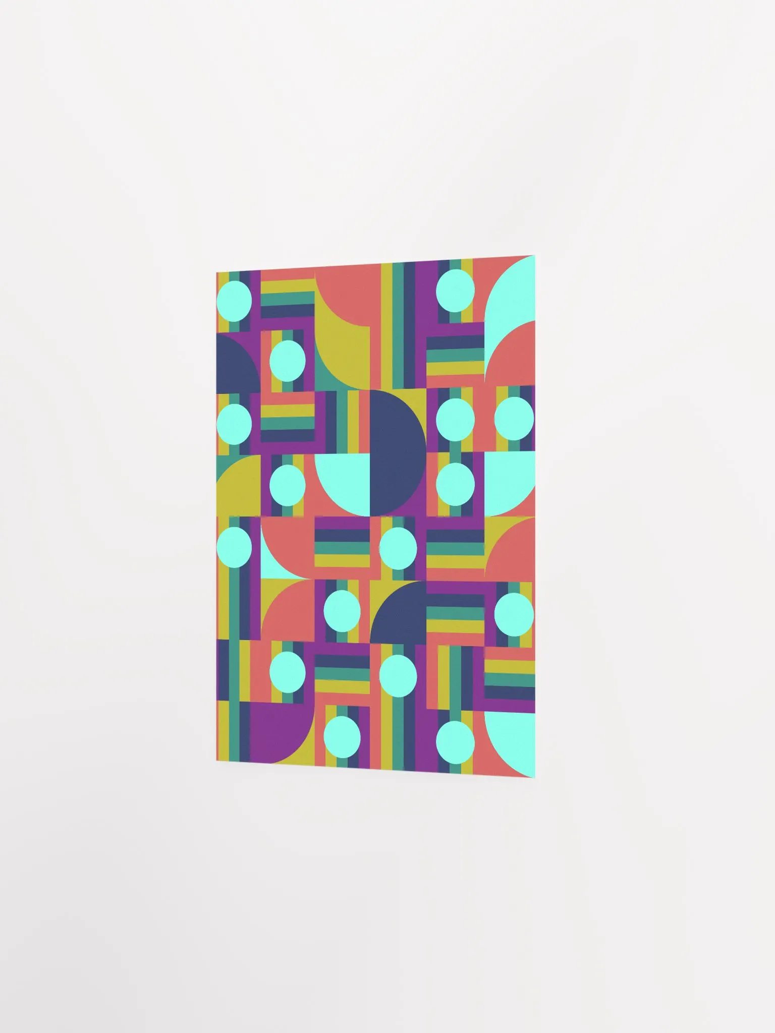 Rainbow Geometric Pattern Print product image (4)