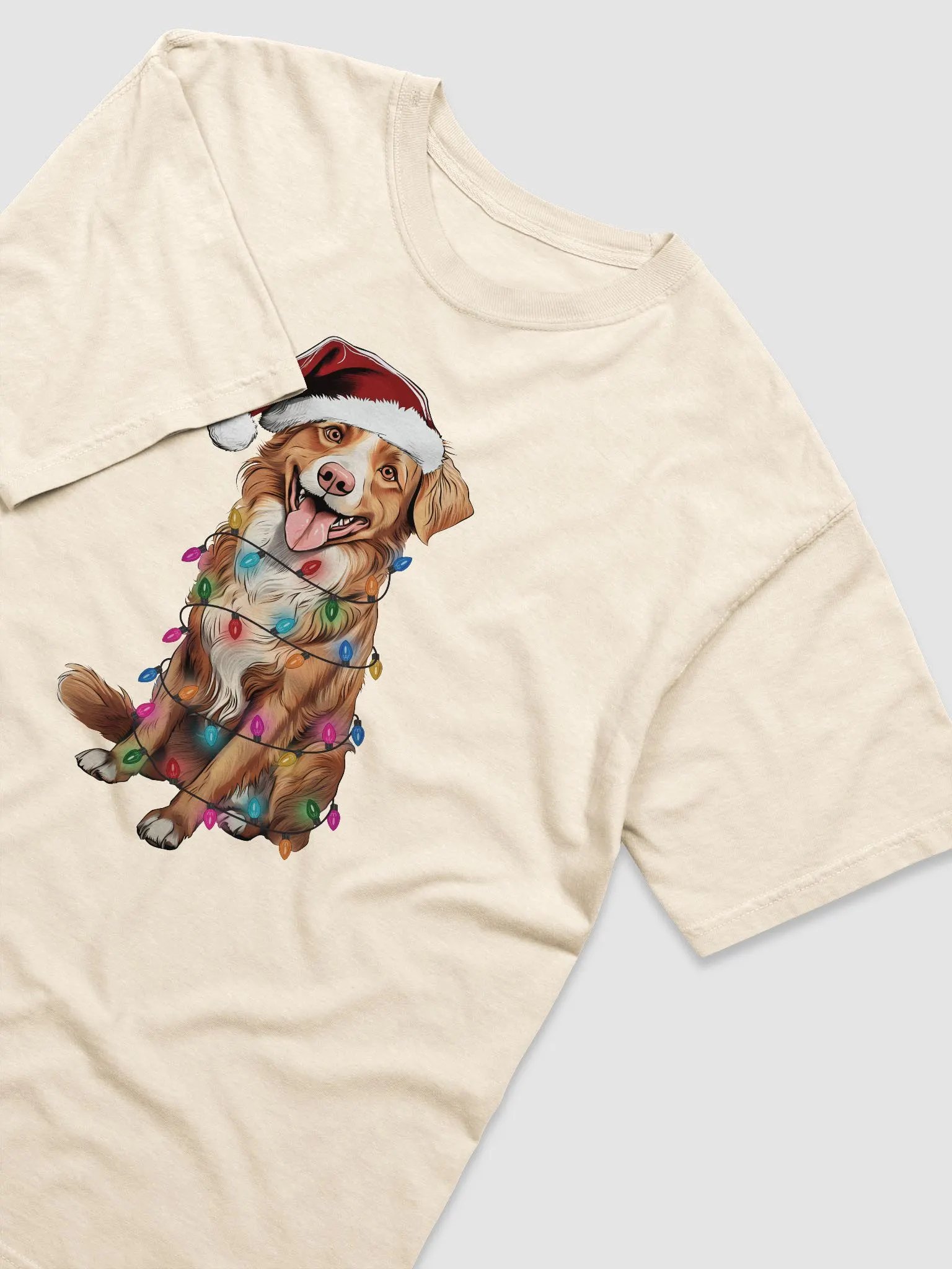 Funny Nova Scotia Duck Tolling Retriever Christmas T-Shirt for Toller Paw-rents product image (21)