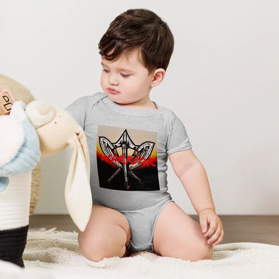 Warrior's Crest Baby Onesie product image (44)
