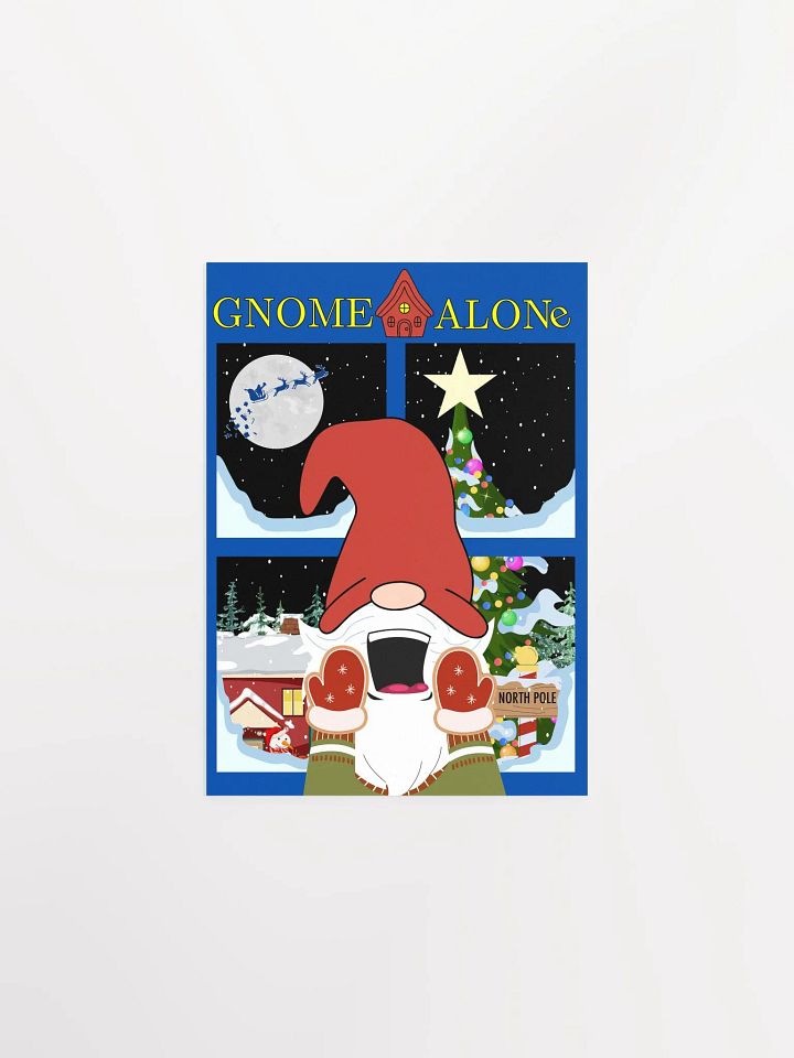 GNOME ALONE - POSTER product image (1)