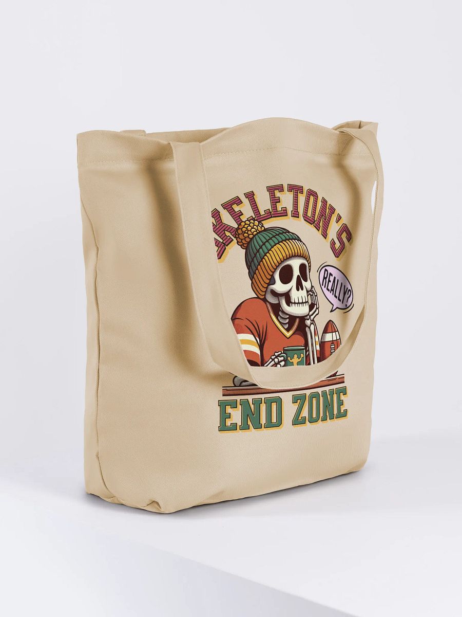 Skeletons End Zone Football Eco-Friendly Tote Bag product image (4)