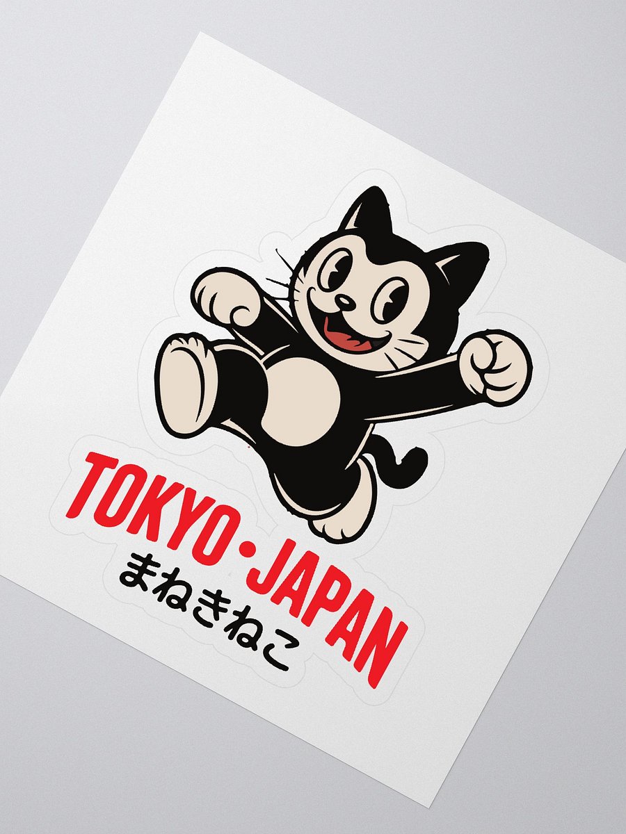 Tokyo Cat Vibes Kiss Cut Stickers product image (2)