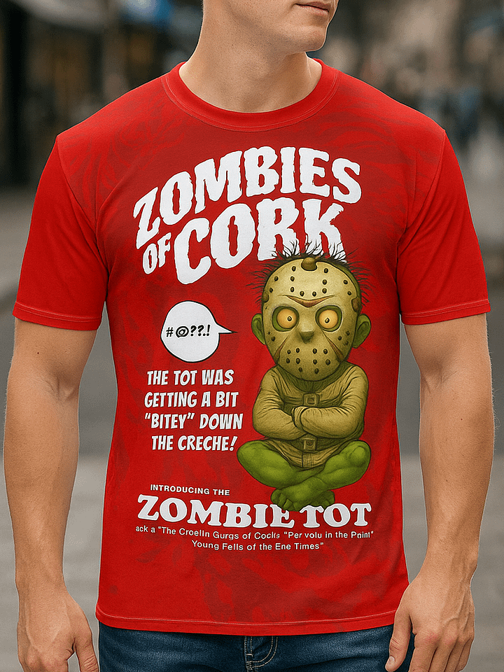 Zombie Tot Gets Bitey - Allover print T-Shirt product image (1)