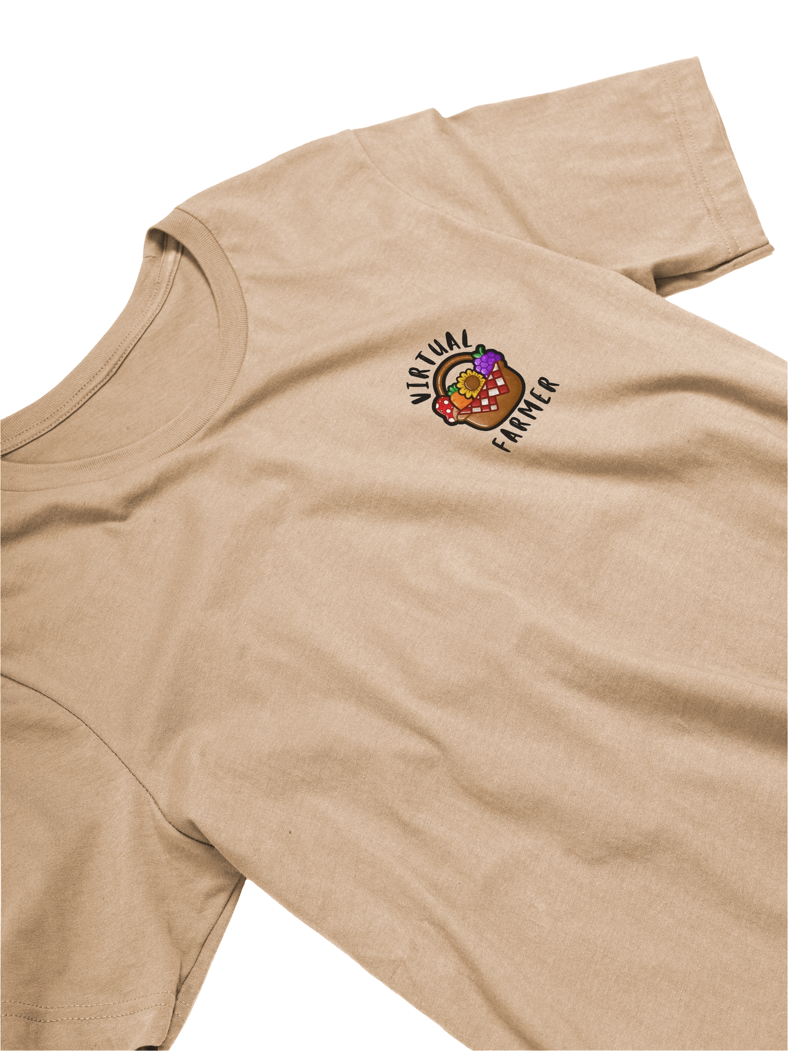 Virtual Farmer Tee - Black Text product image (4)