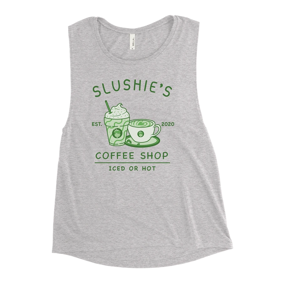 Slushie's Coffee Shop (Green) | Women's Muscle Tank product image (1)