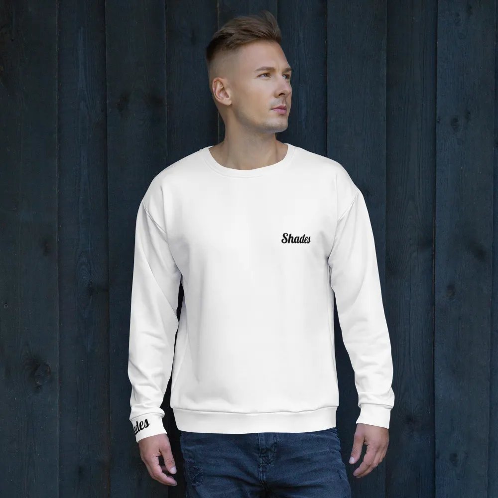 Shades Statement Sweatshirt (White) product image (11)