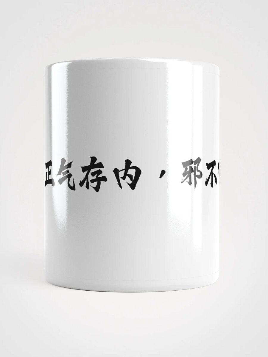 中医文化陶瓷杯 - 白色 - 正气存内，‌邪不可干 product image (5)
