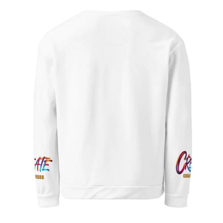 Create Greatness Vibrant Visionary Logo Print Sweatshirt product image (2)