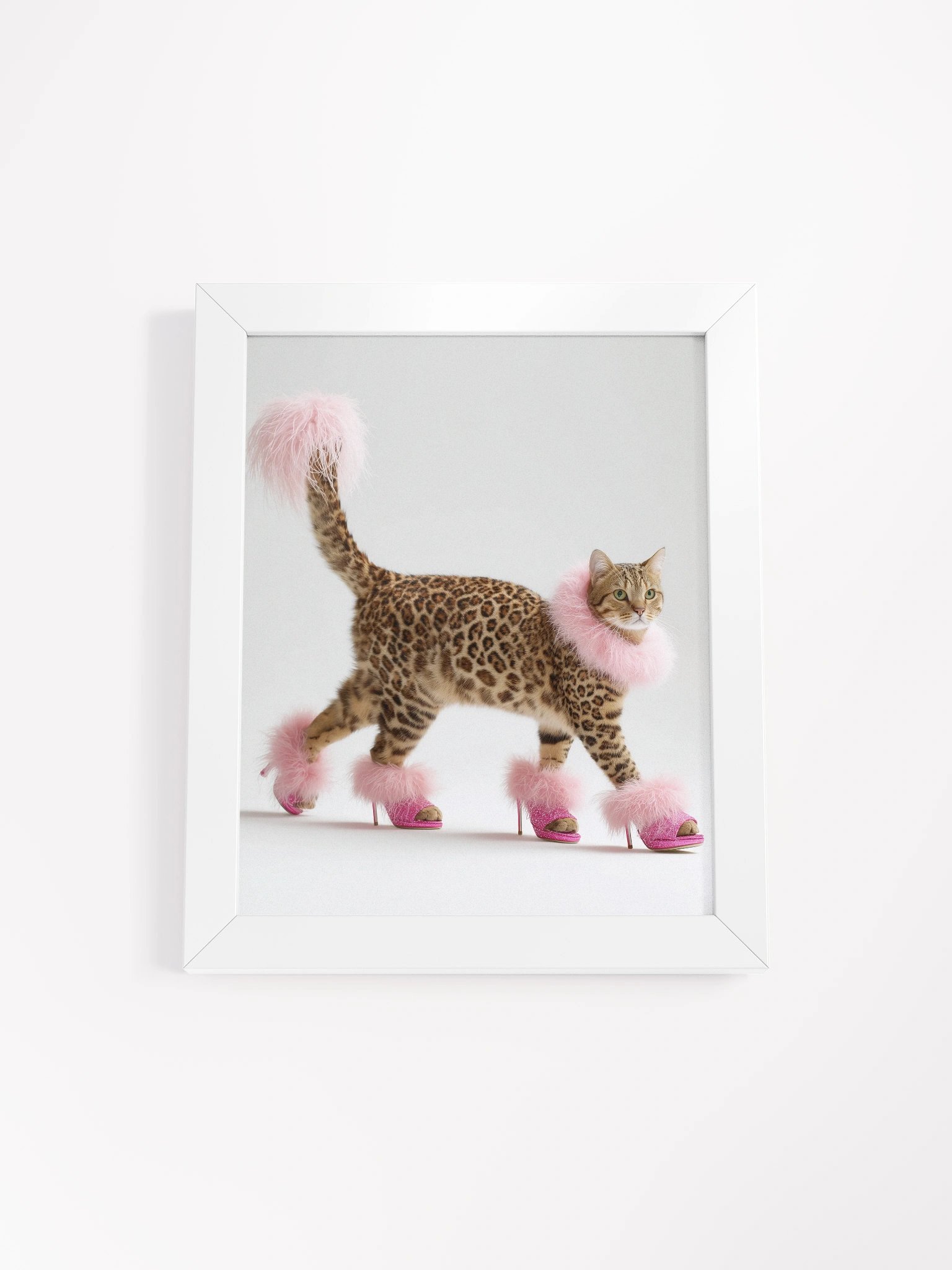 Glam Cat - Framed High-Quality Matte Poster product image (3)