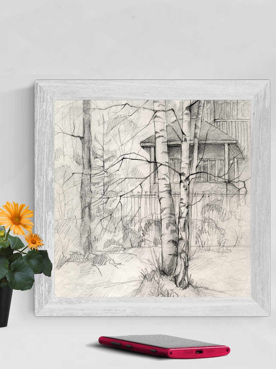 Blank Canvas: Unleash Your Artistic Vision - Dacha and Trees product image (3)