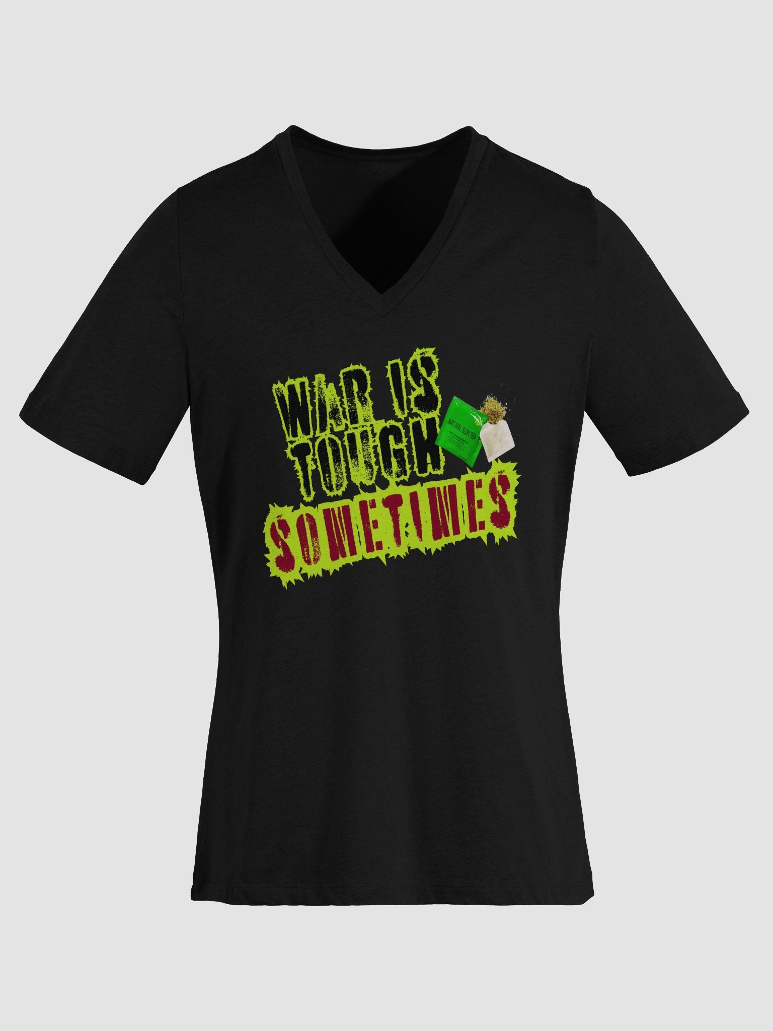 WAR IS TOUGH SOMETIMES V NECK product image (3)