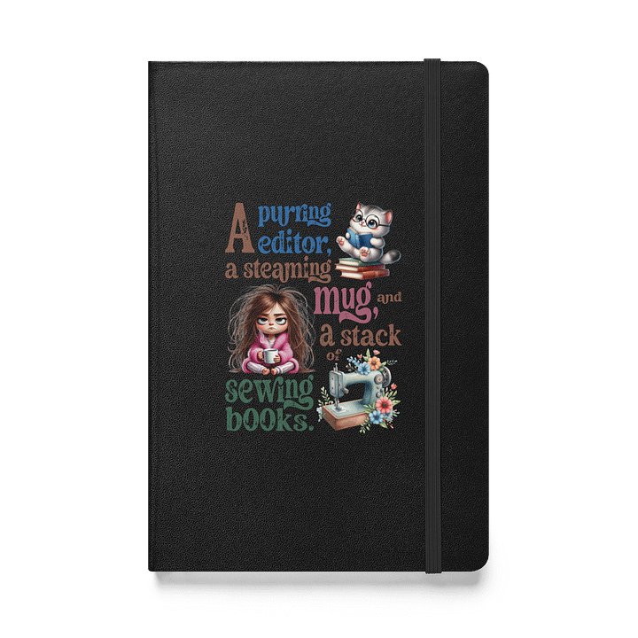 A Purring Editor Hardcover Journal product image (1)