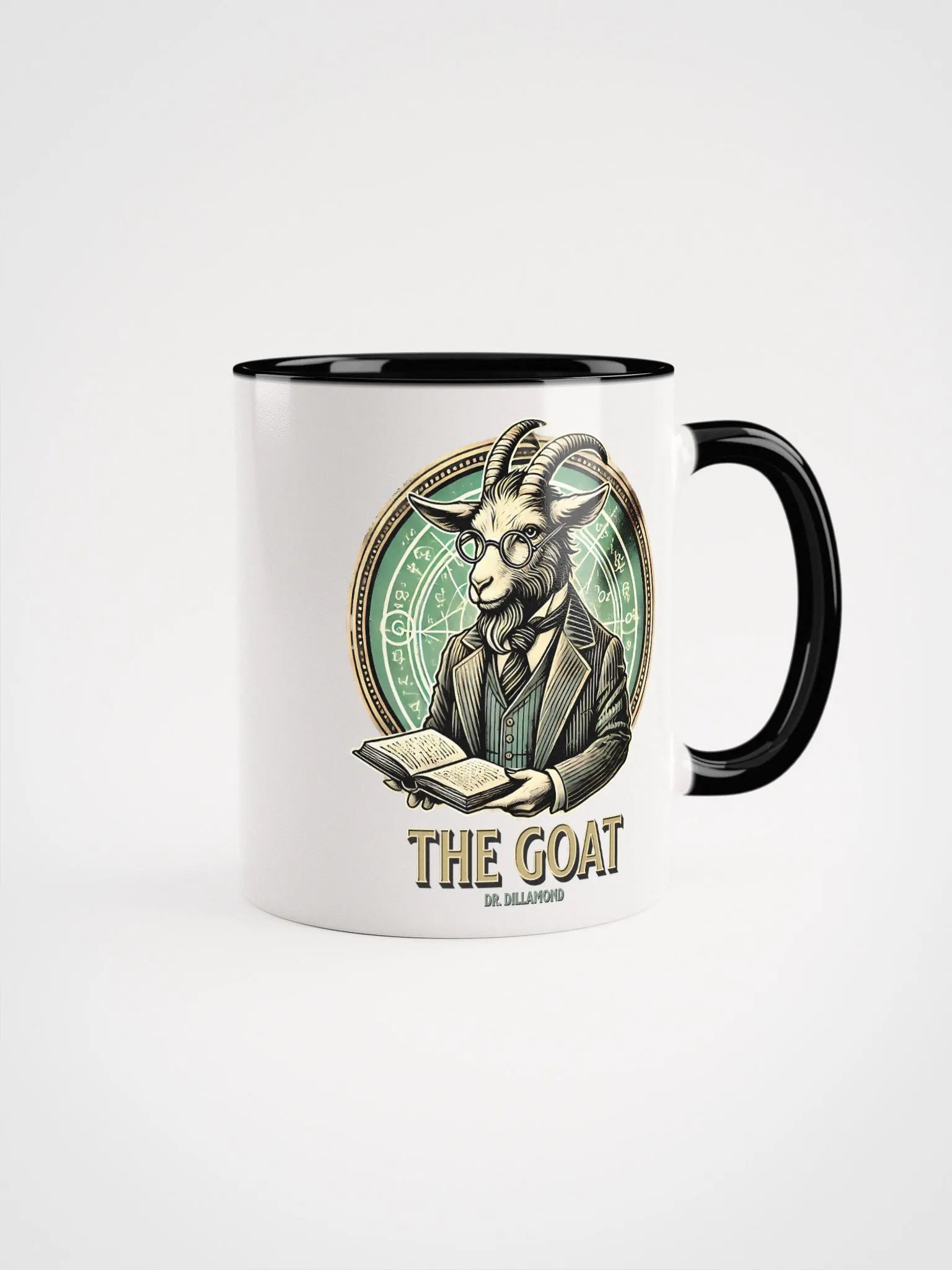 Dr. Dillamond "The GOAT" Broadway Mug – Color Inside Ceramic Coffee Cup product image (1)