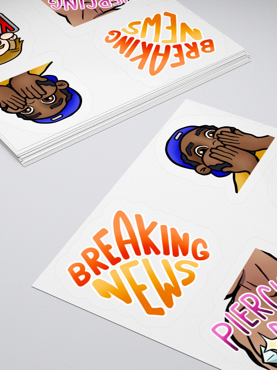Crit Hit Emotes Stickers product image (12)