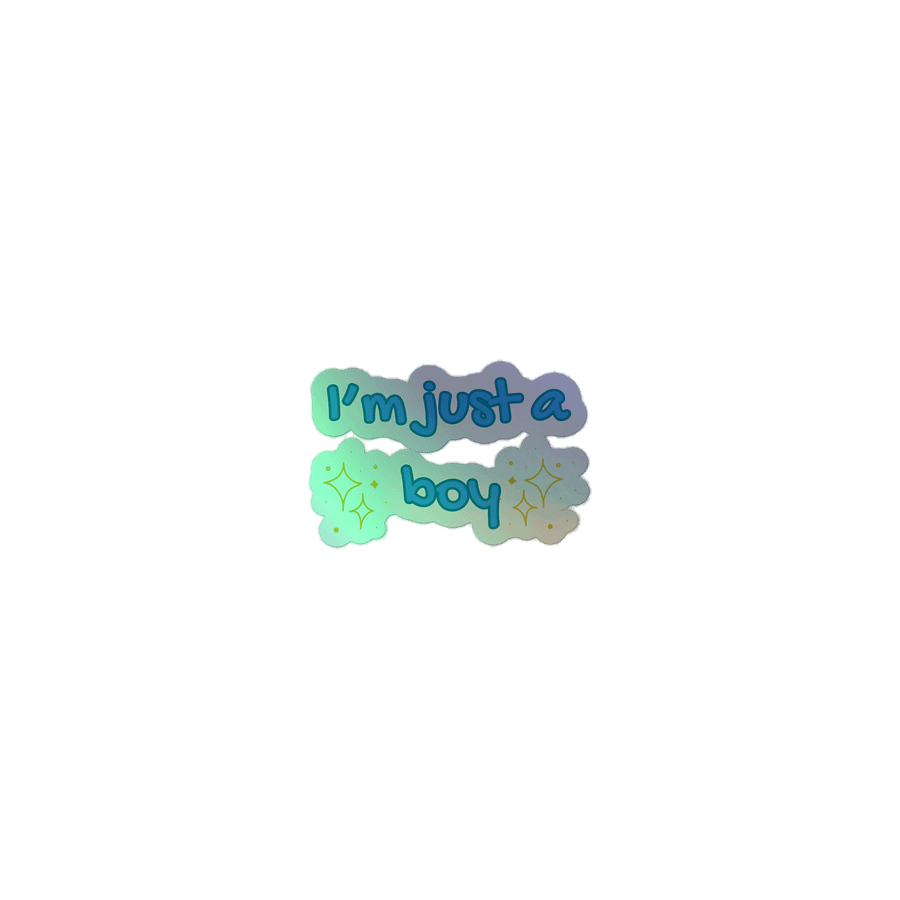 Just a boy sticker product image (1)