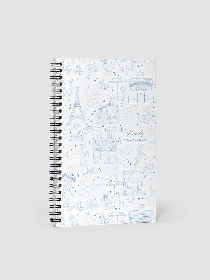 Parisian Toile Spiral Notebook product image (1)