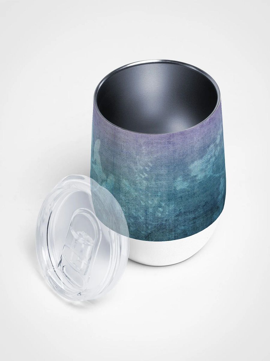 Blue Wildflowers Wine Tumbler product image (3)
