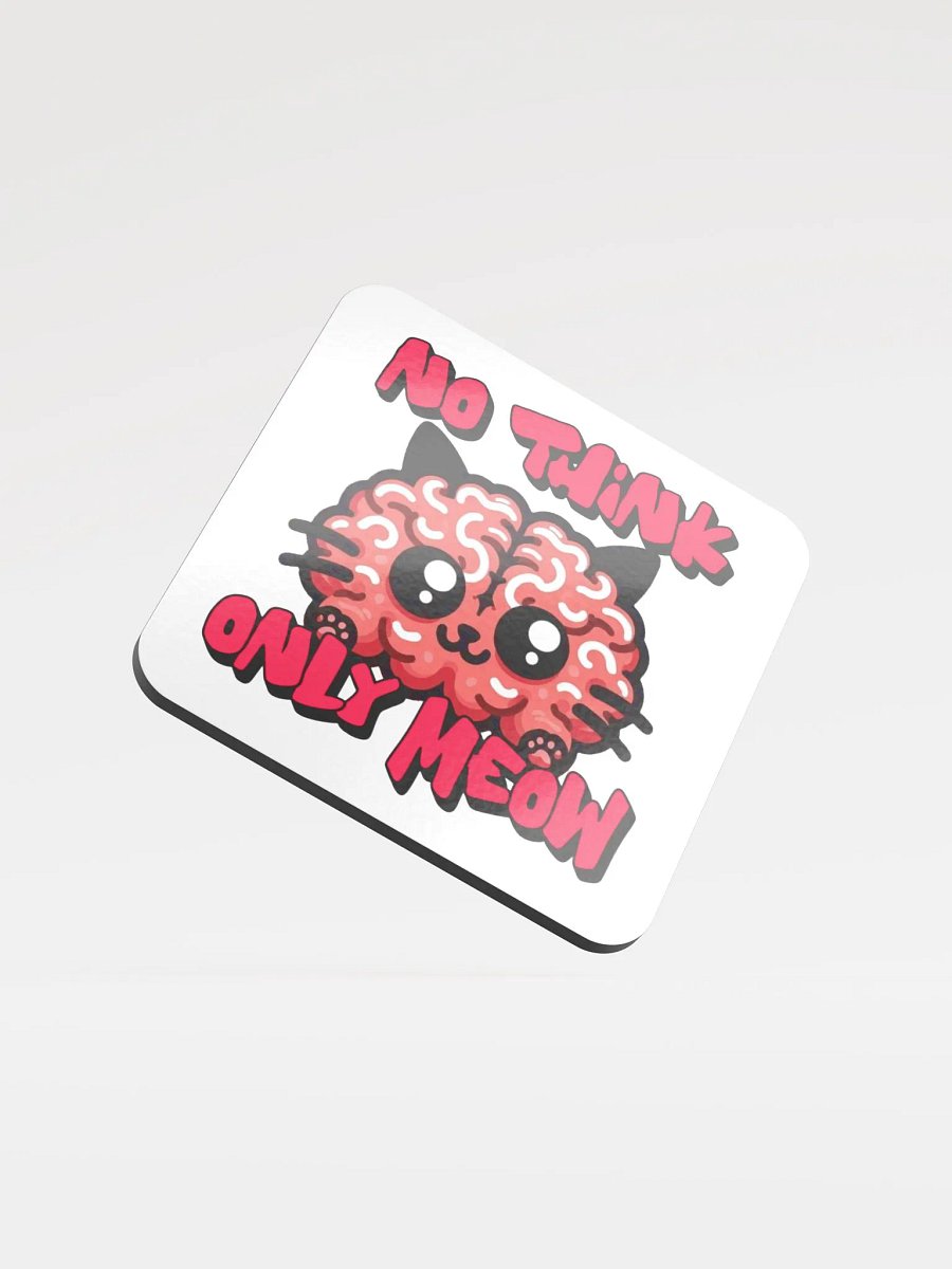 No think only meow coaster product image (1)