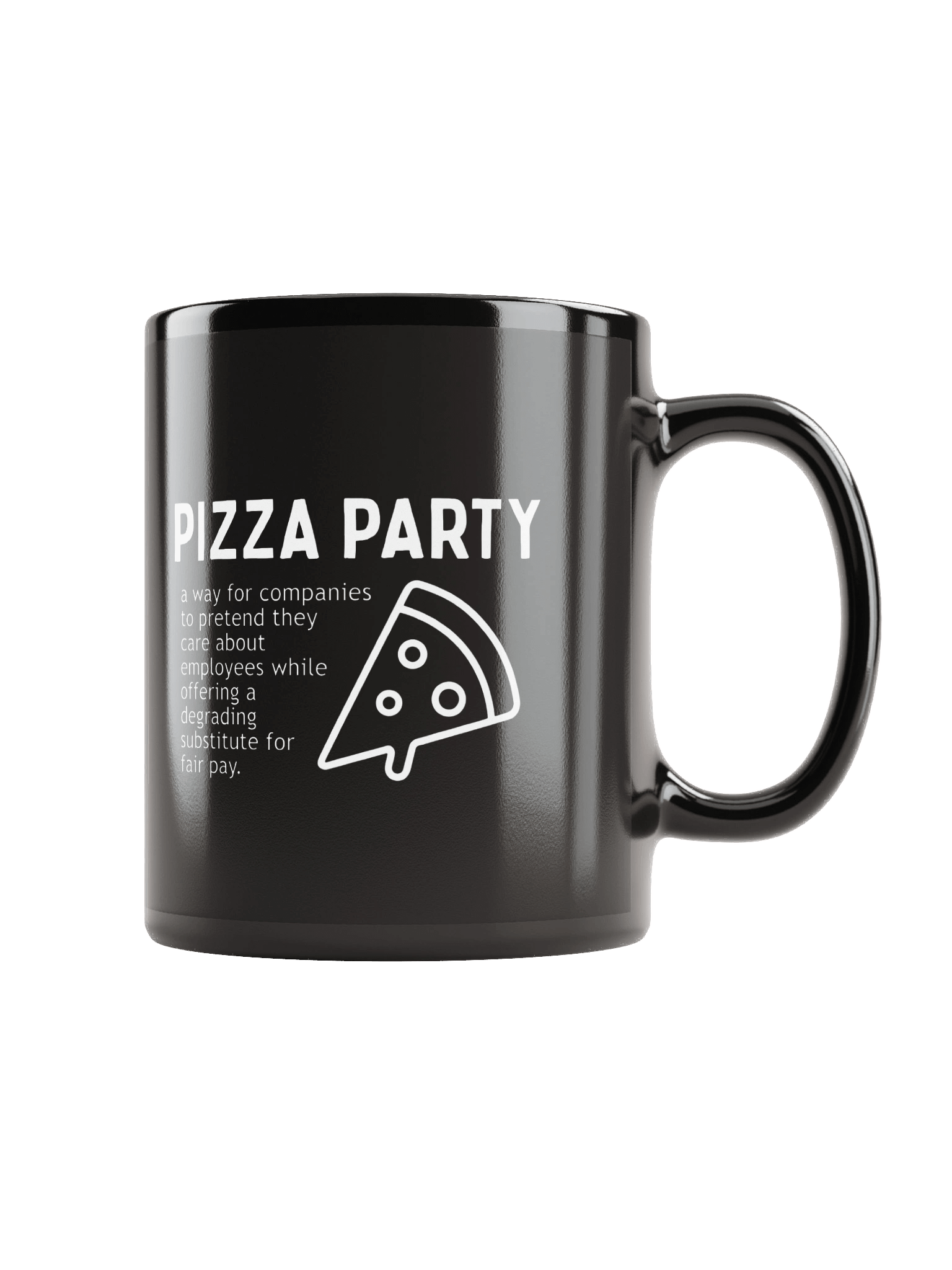 Pizza Party Black Mug product image (1)