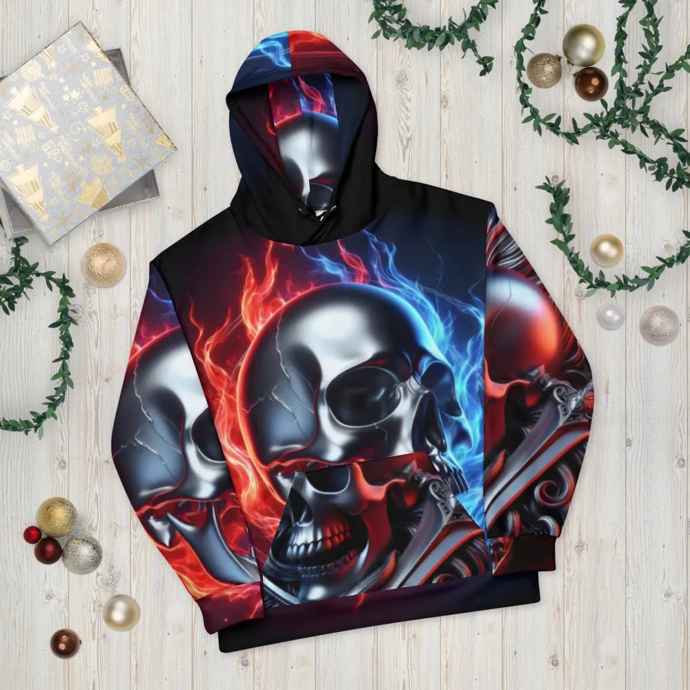 Inferno Reflection - Unisex Skull Hoodie #11 product image (10)