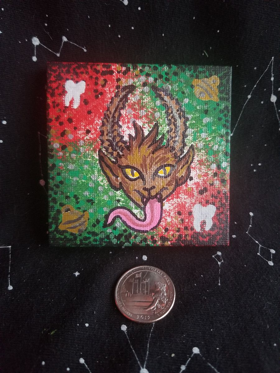 Pint-Sized Krampus Print product image (3)