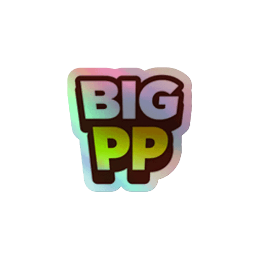 BIG PP Holographic Sticker product image (1)