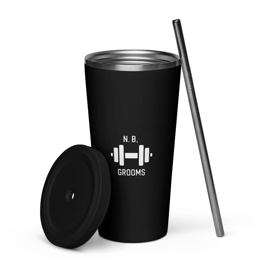 N. B. Grooms 20 oz. Insolated Cup Black product image (5)