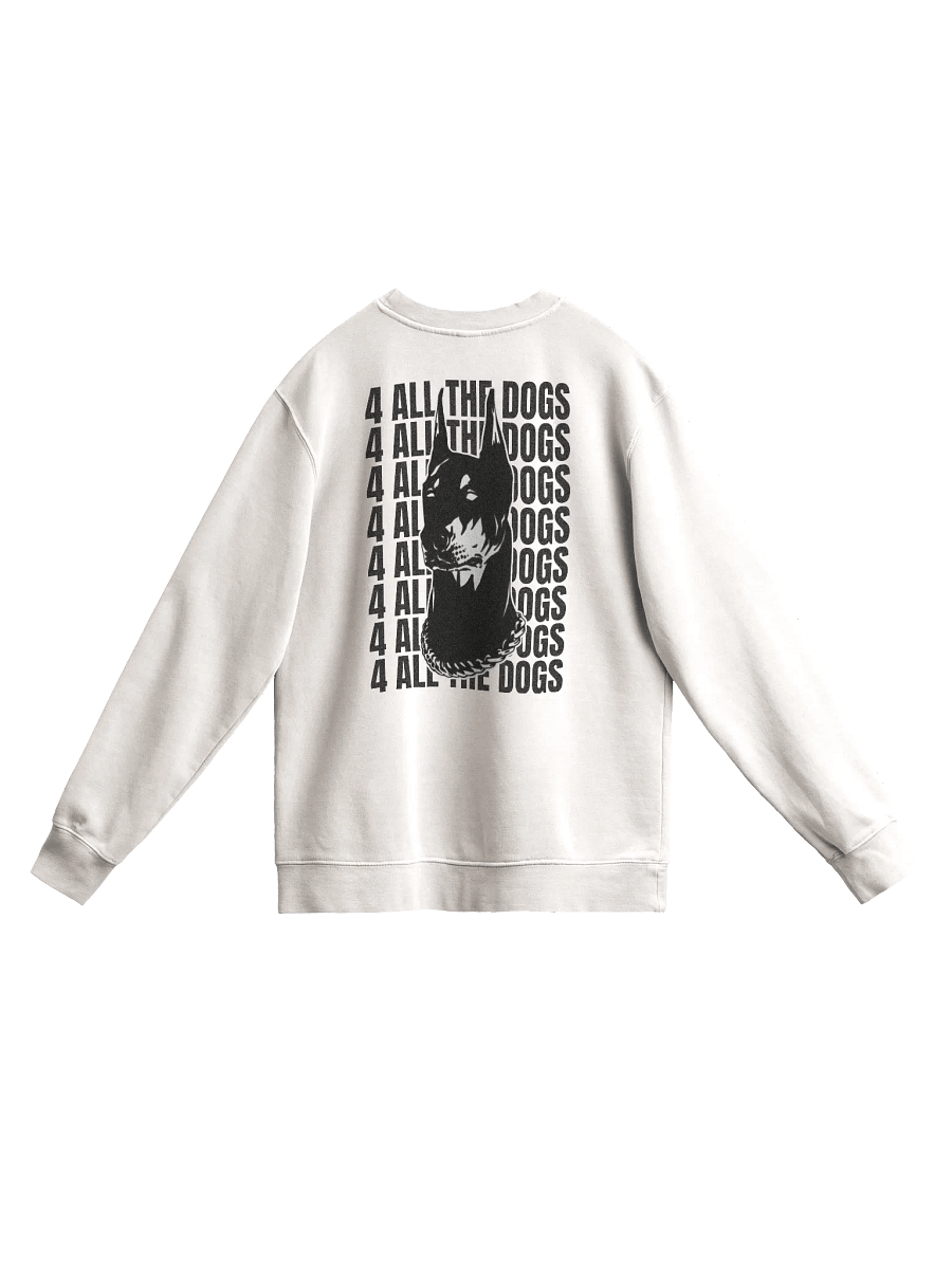 FOR ALL THE DOGS SWEATSHIRT WHITE product image (1)