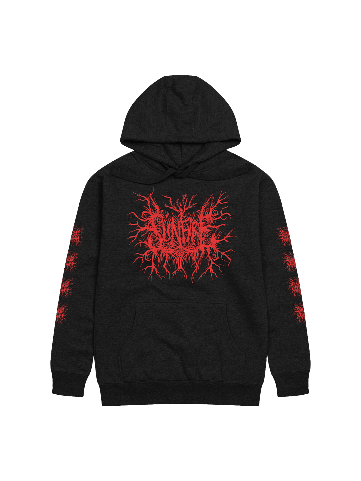 Sunfyre Red Metal Logo Hoodie product image (1)