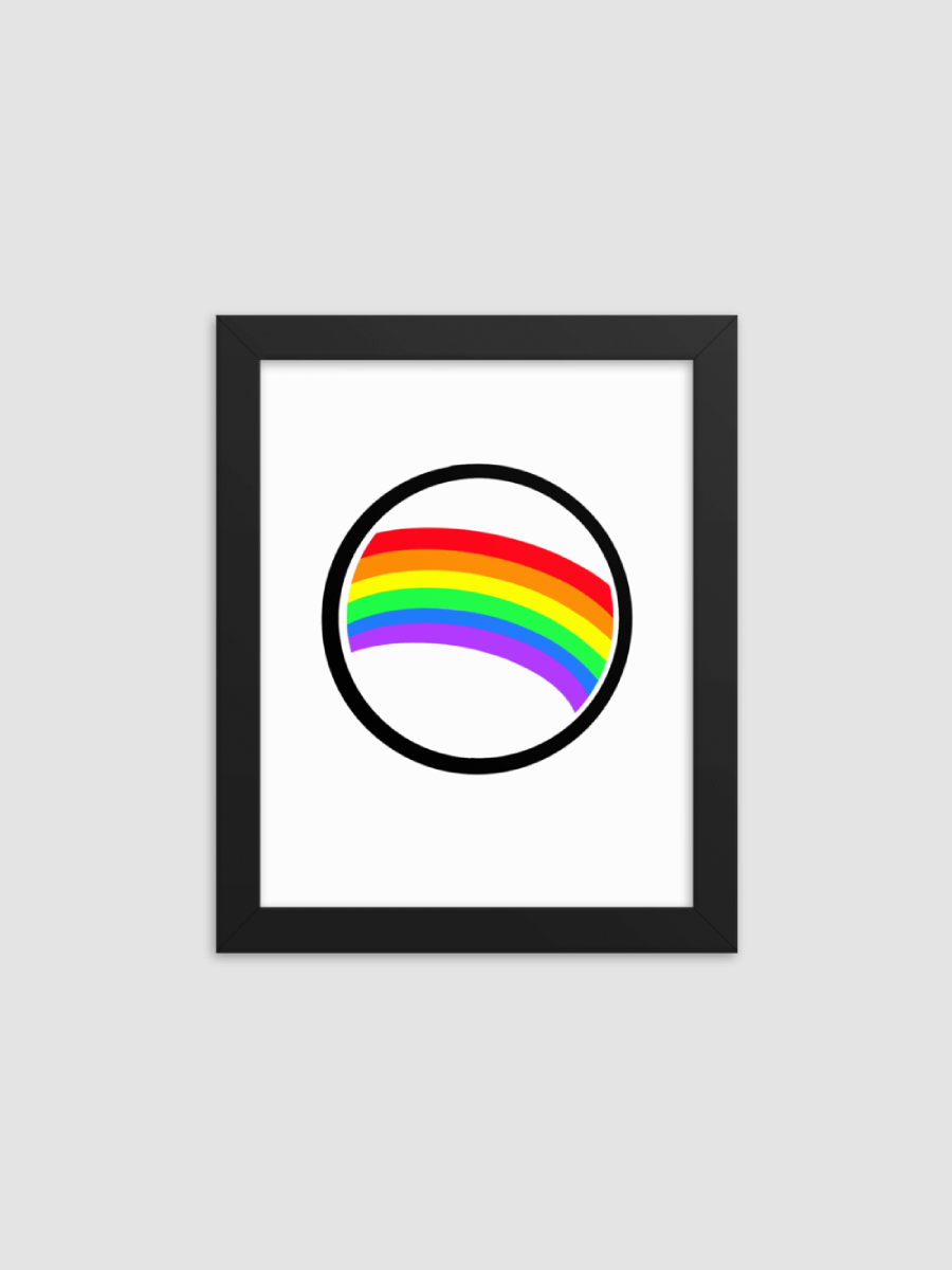 Rainbow Glow Poster (Framed) product image (1)