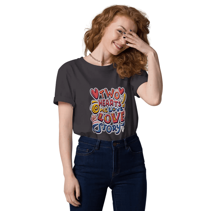 Two Hearts, one love story T-shirt product image (1)