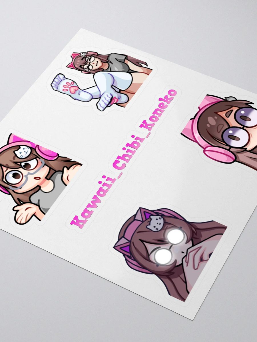 Koneko Kiss cut sticker sheet Whimzee art sheet 2 product image (7)