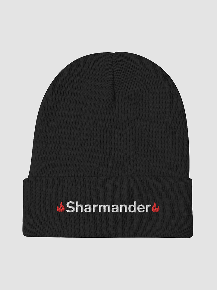 Knit Sharmander Beanie (White) product image (1)