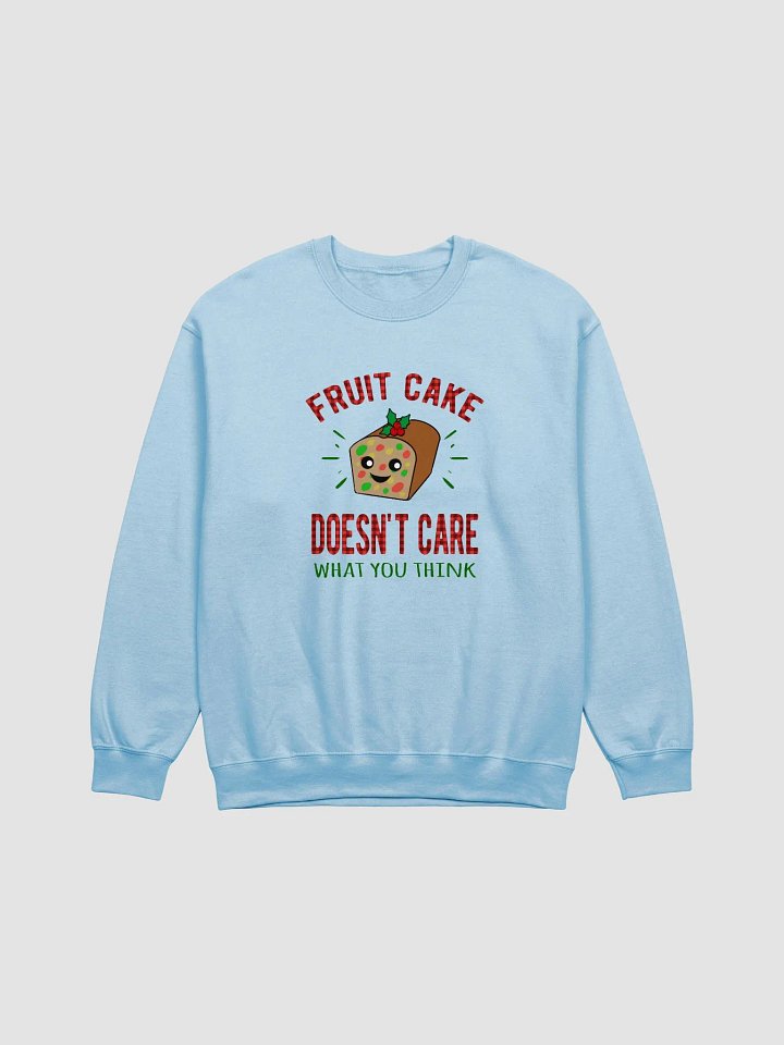 Fruit Cake Doesn't Care, Classic Crewneck Sweatshirt, Light Colors product image (5)