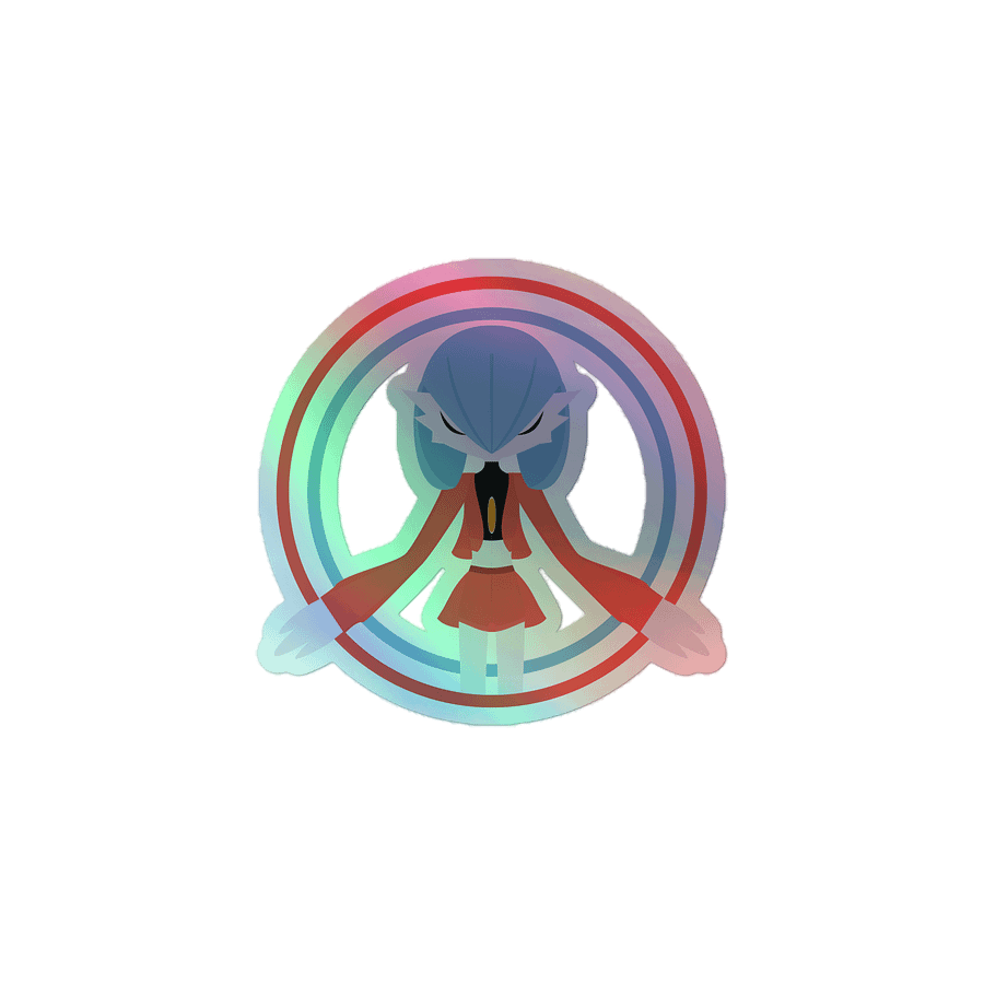 Helia (Lea) Illustration Holographic Sticker product image (1)