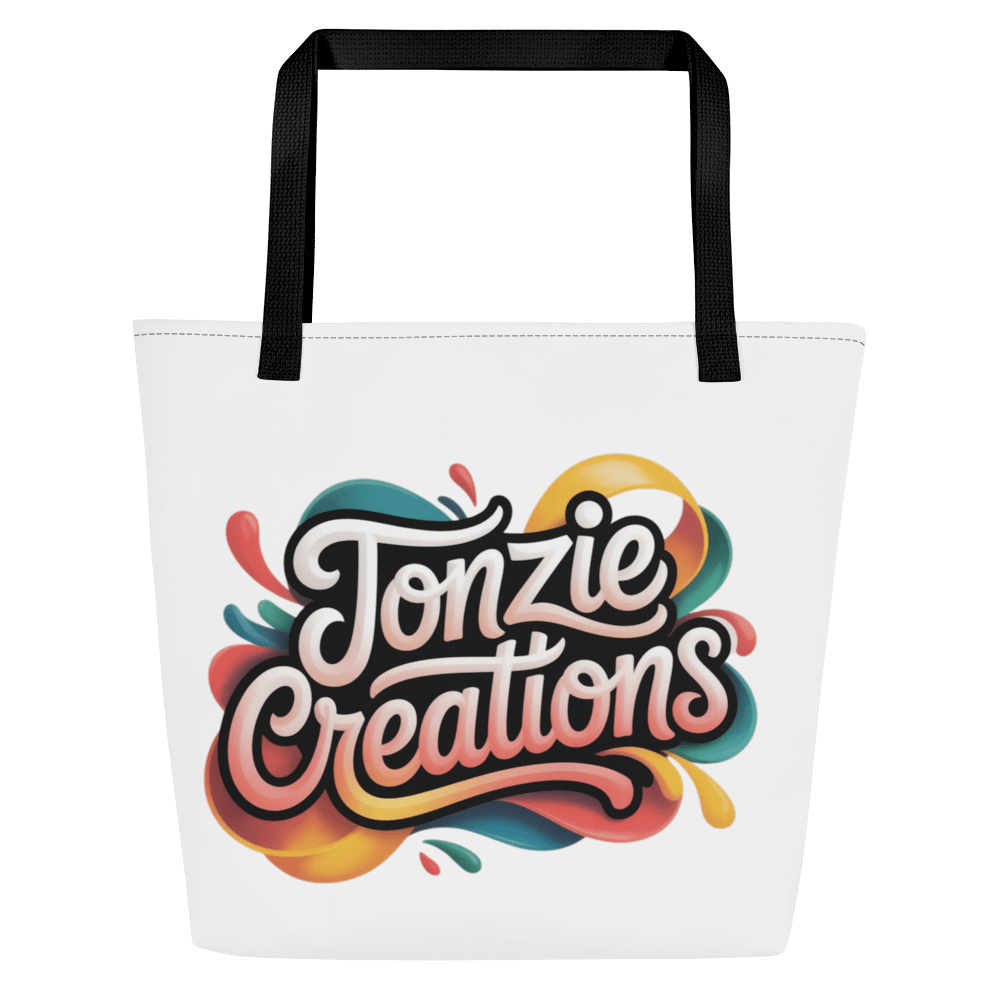 Vibrant Customizable Tote Bag - Jonzie Creations product image (1)