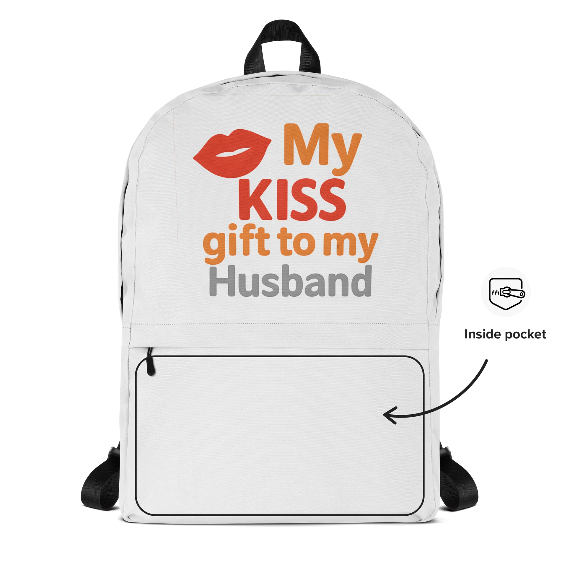 KISS of Style All-Over Backpack product image (2)