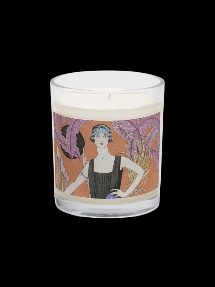 Robe du soir. Soy Wax Candle In A Clear Glass Jar. product image (2)