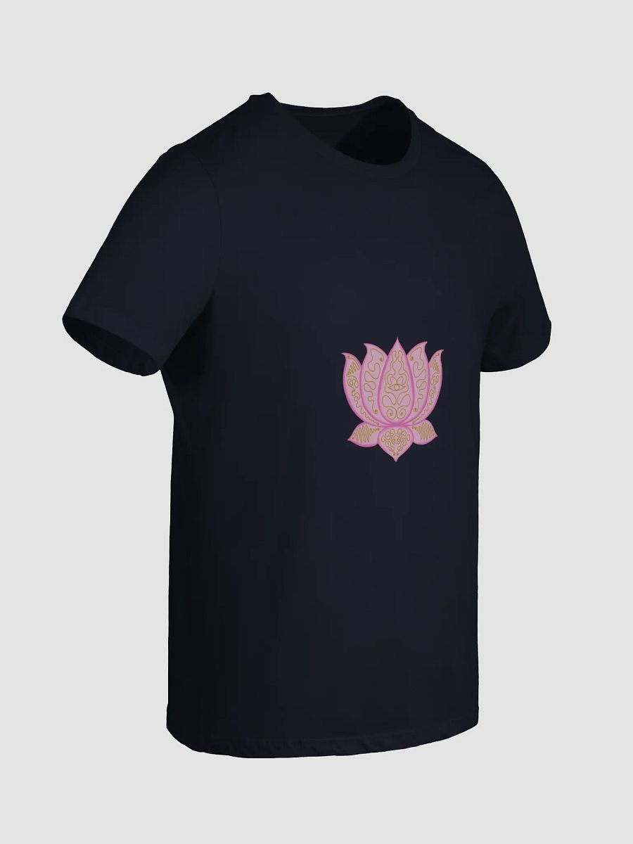 Lotus Blossom Gold Line Art Women's T-Shirt product image (2)