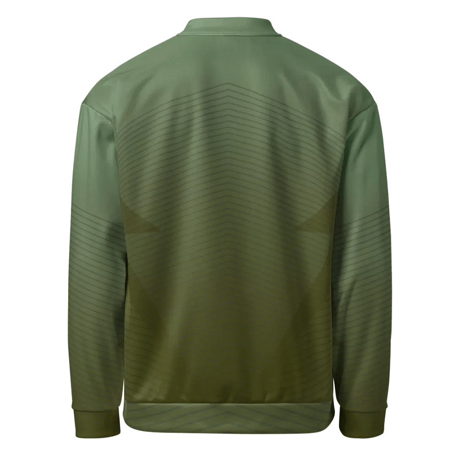Verdant Vortex Custom Bomber Jacket product image (2)