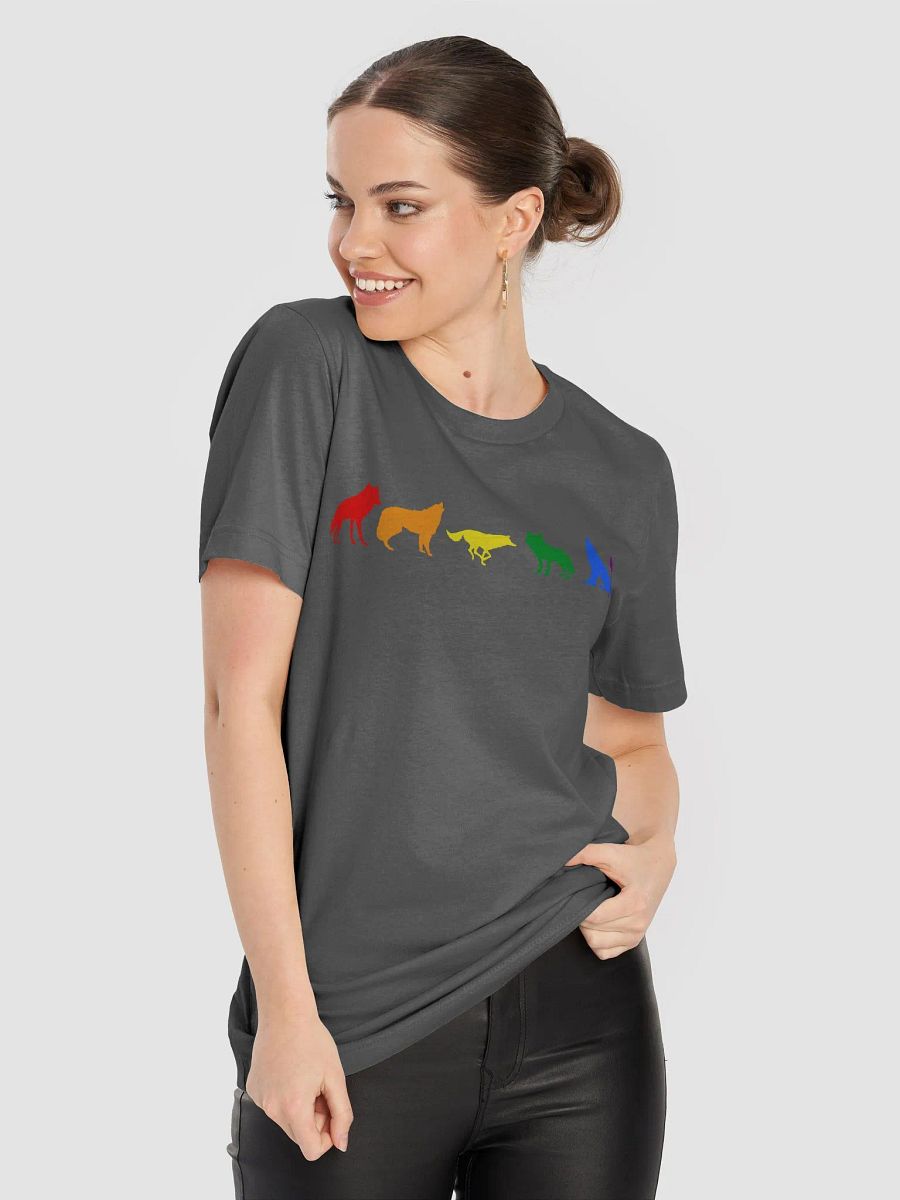 Rainbow Pride Wolves Women's T-Shirt product image (78)