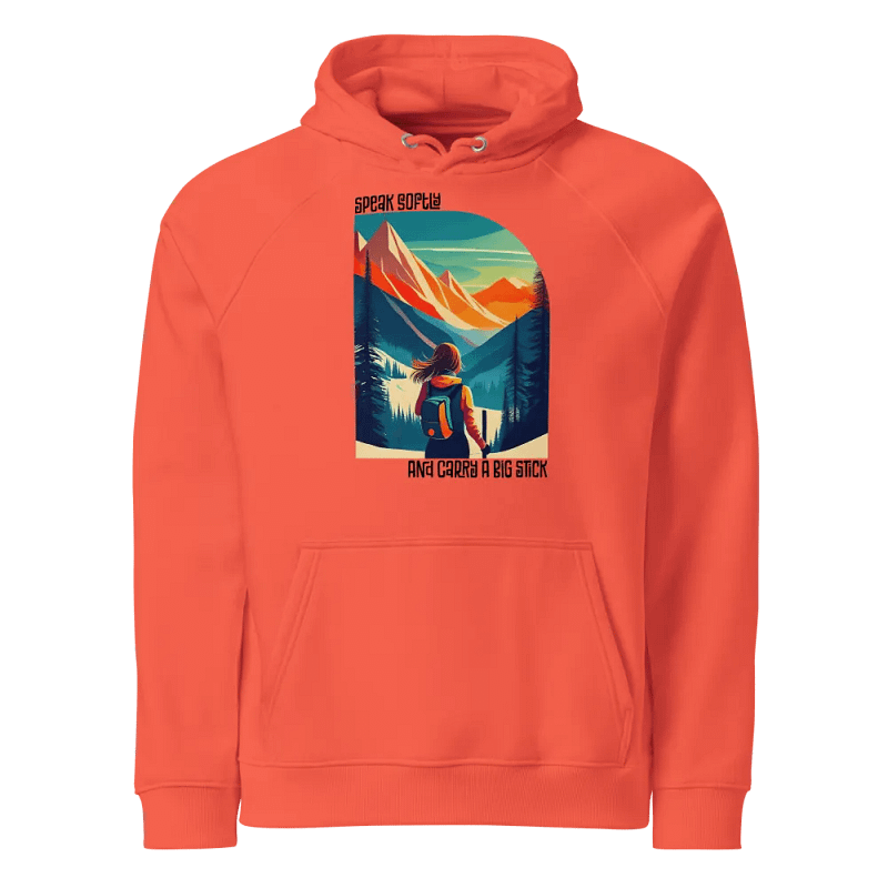 Female Hiker Eco-Friendly Hoodie