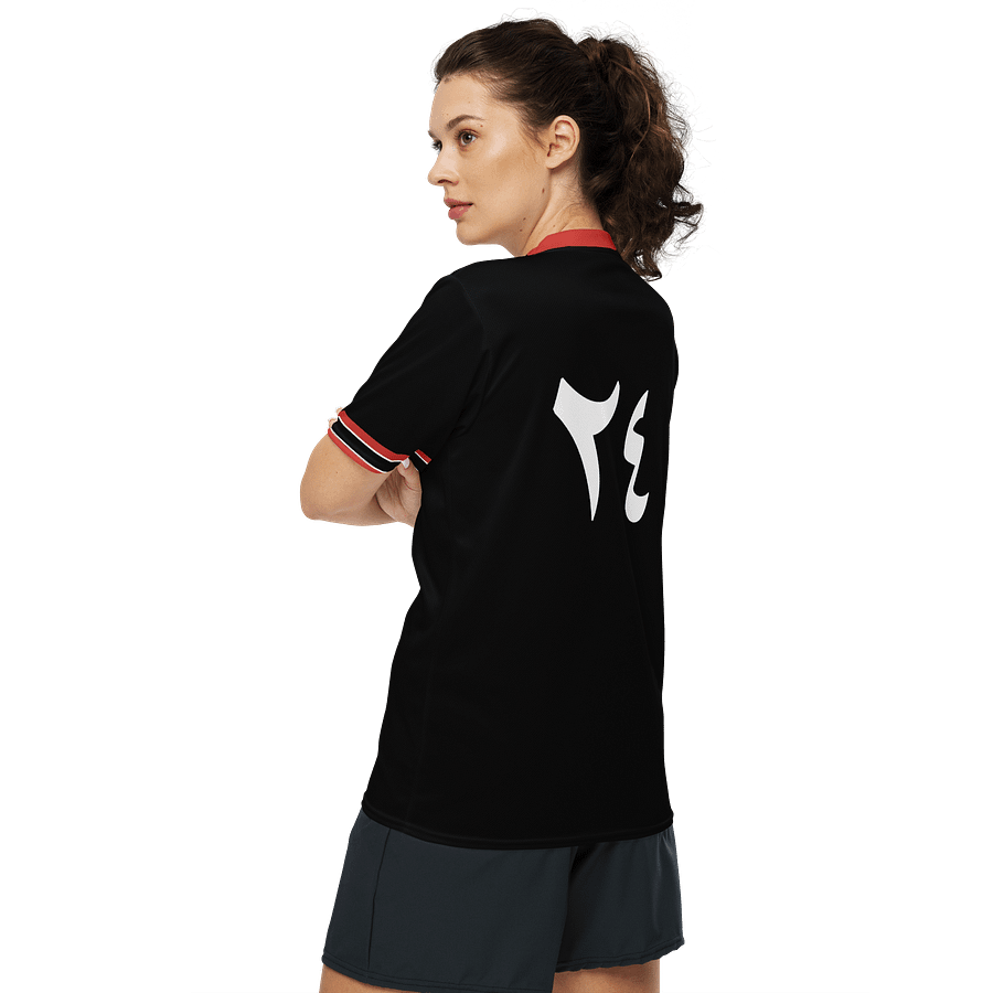 Palestine Arabic Unisex FC Football Black Soccer Jersey product image (8)