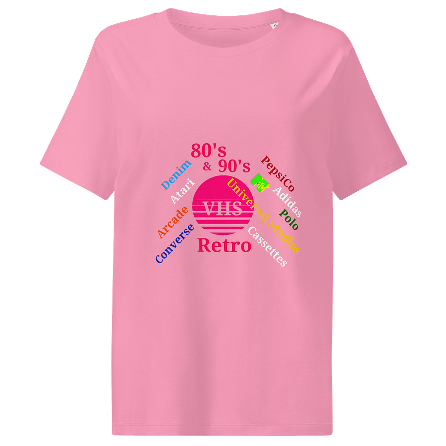 Retro Pop Culture Organic T-Shirt product image (1)