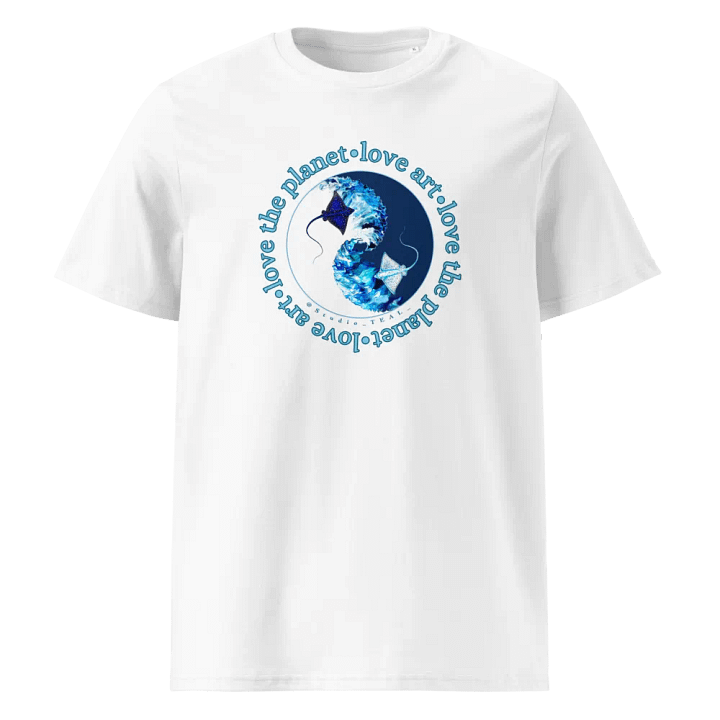 Love Art Love The Planet Organic Cotton Ray T-Shirt product image (331)