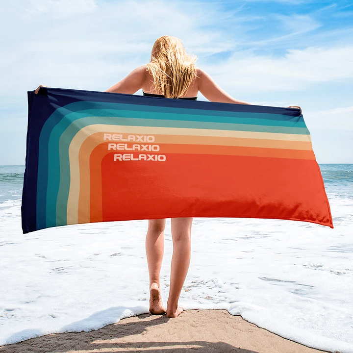 Relaxio 80s Rainbow Towel product image (2)