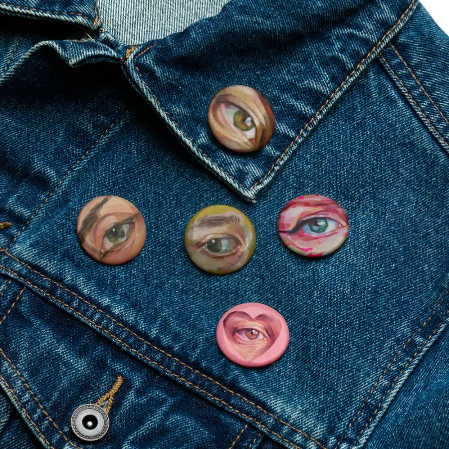 Eye Portrait Pin Set product image (4)