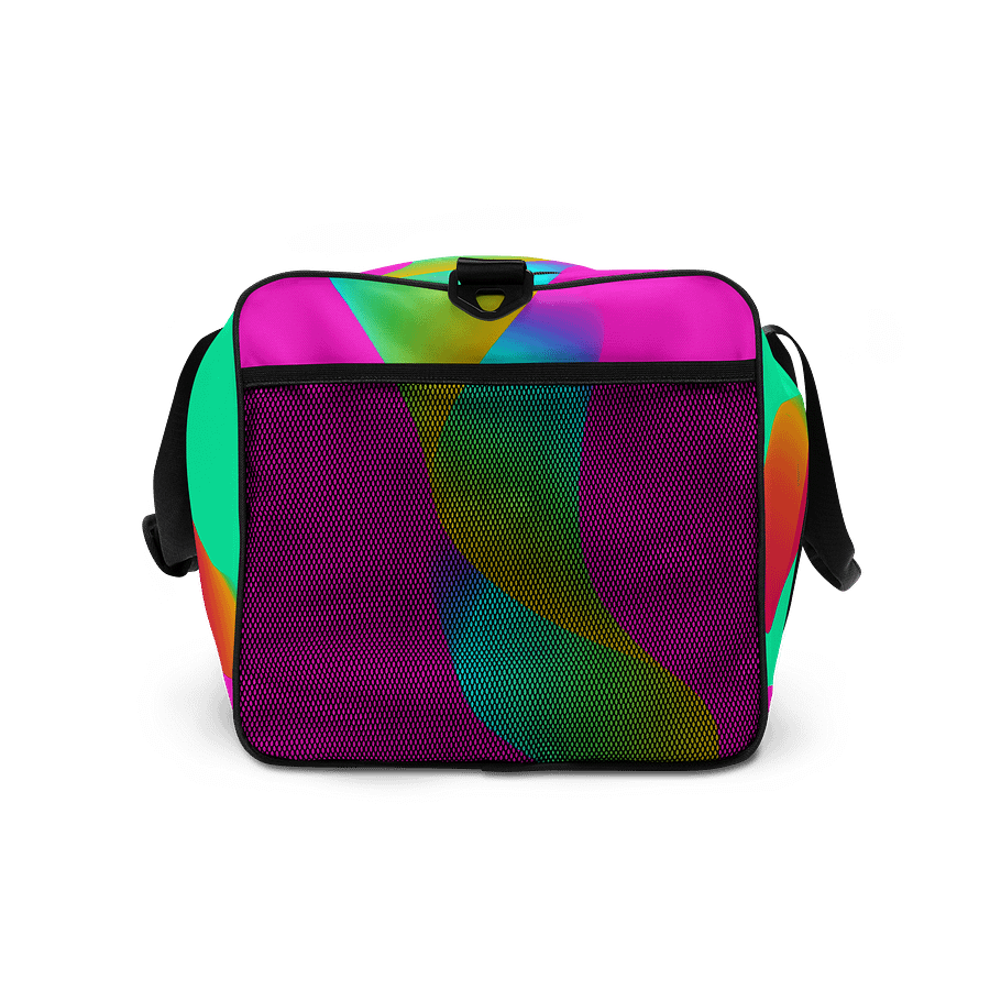 Vibrant Ribbon Waves All-Over Duffle Bag product image (2)