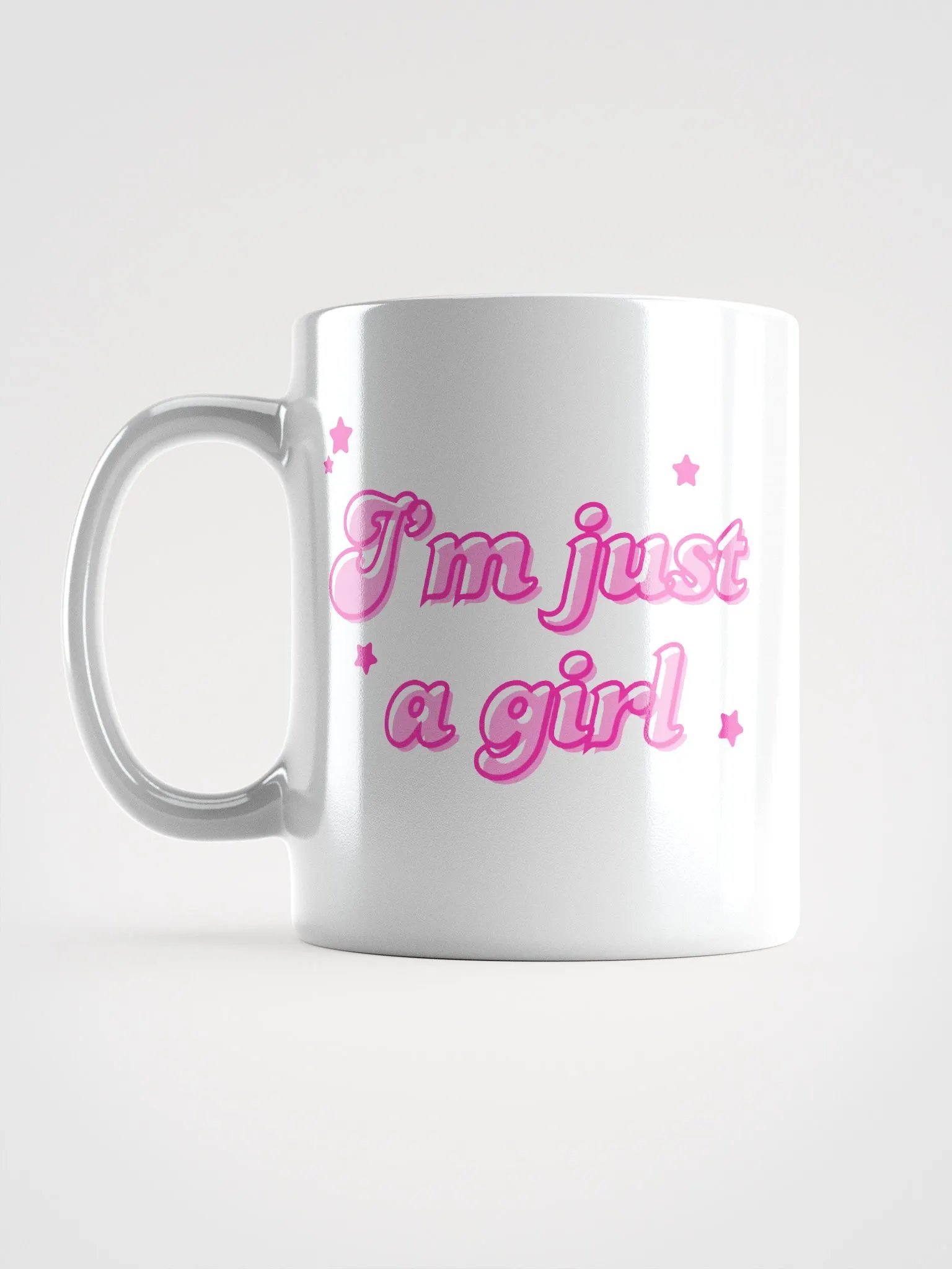 I'm Just A Girl White Mug product image (6)